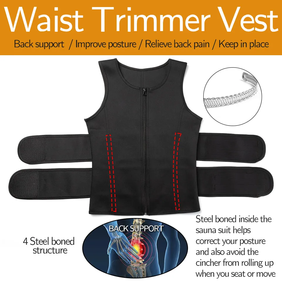 Funki Buys | Shapewear | Men's Waist Trainer Body Shaper Vest