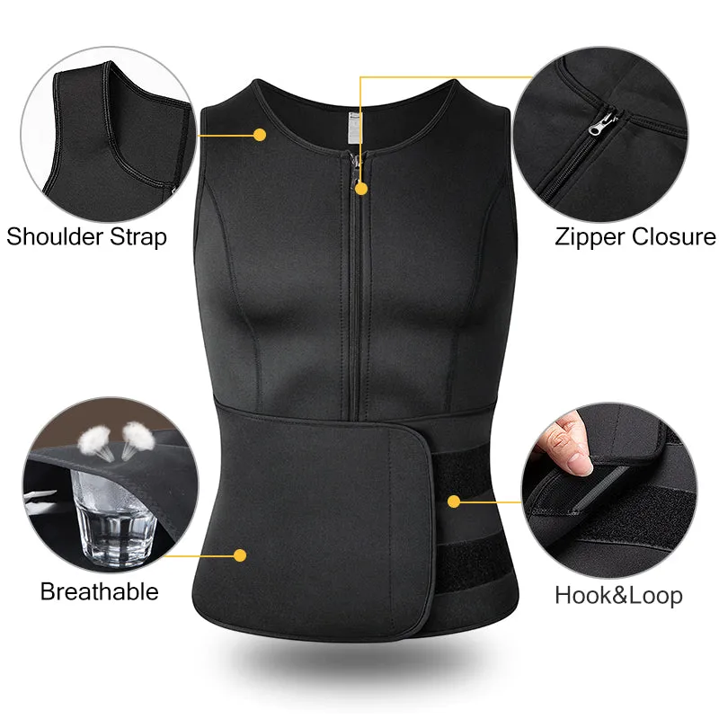 Funki Buys | Shapewear | Men's Waist Trainer Body Shaper Vest