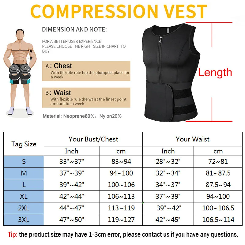 Funki Buys | Shapewear | Men's Waist Trainer Body Shaper Vest