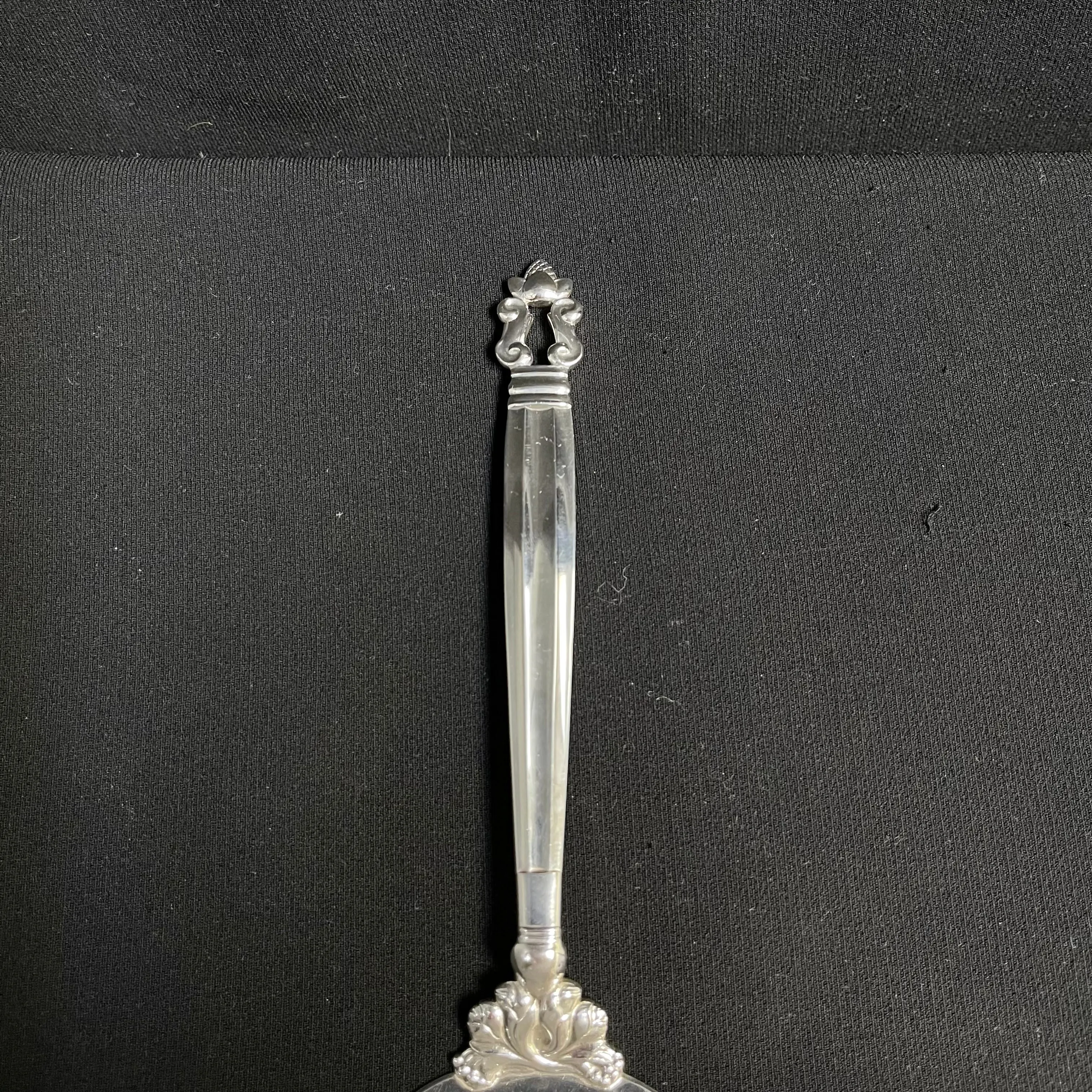 Georg Jensen Sterling Silver Acorn Croustade Spoon