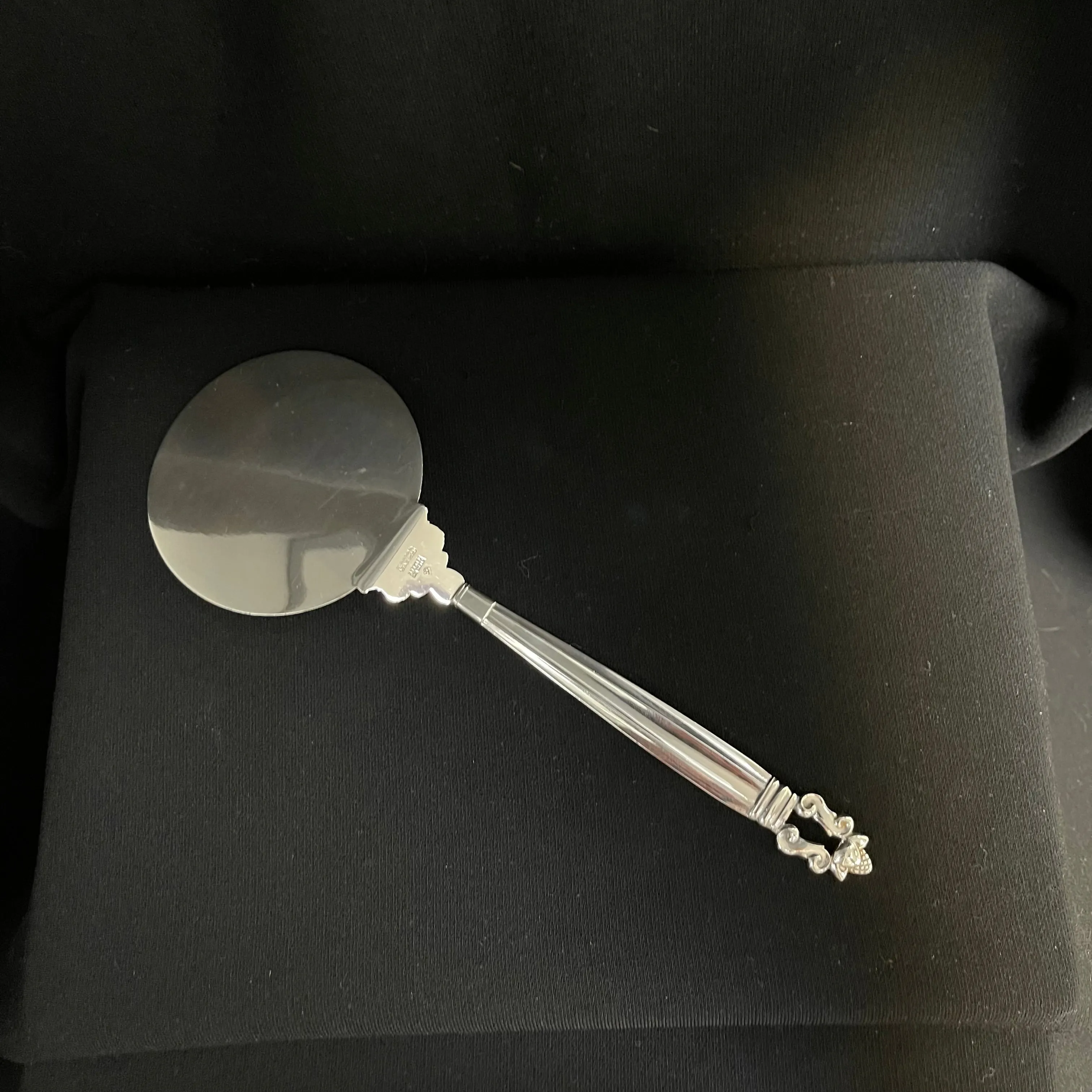 Georg Jensen Sterling Silver Acorn Croustade Spoon