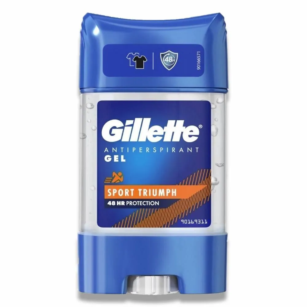 Gillette - Antiperspirant Gel, Sport Triumph - 70 ml - 6 Pack