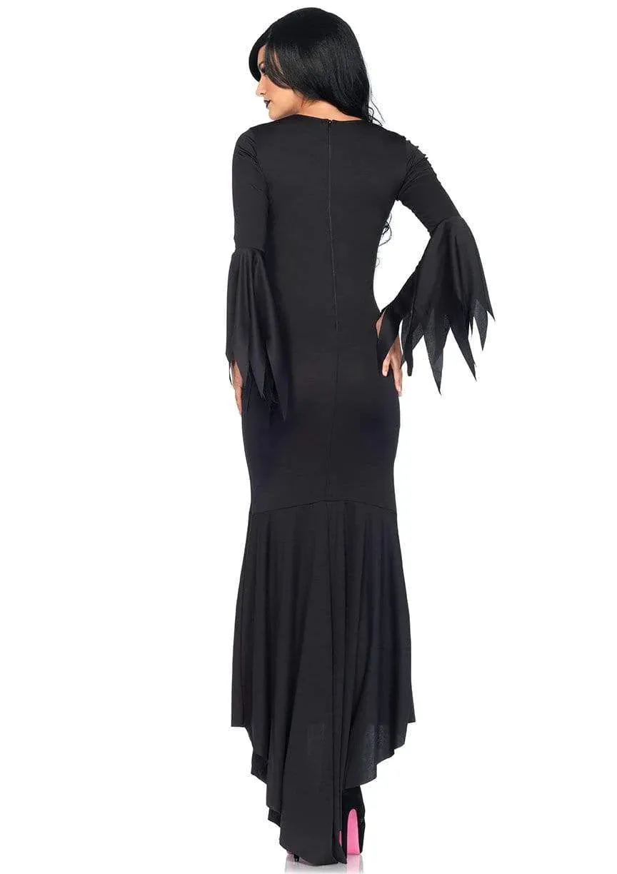 Gothic Floor Length Bodycon Dress