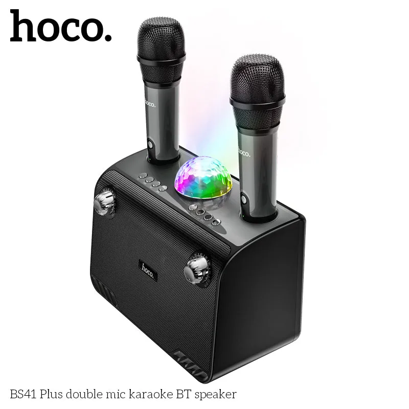 HOCO BS41 Plus Double mic Karaoke Wireless BT Speaker