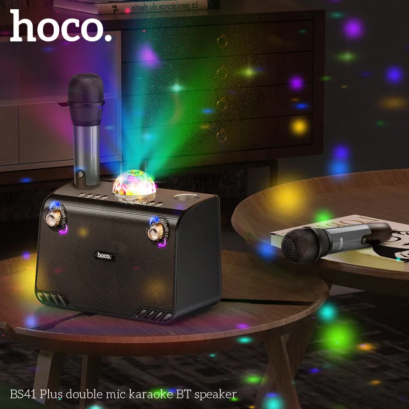 HOCO BS41 Plus Double mic Karaoke Wireless BT Speaker