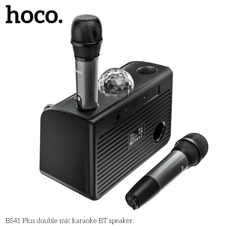 HOCO BS41 Plus Double mic Karaoke Wireless BT Speaker