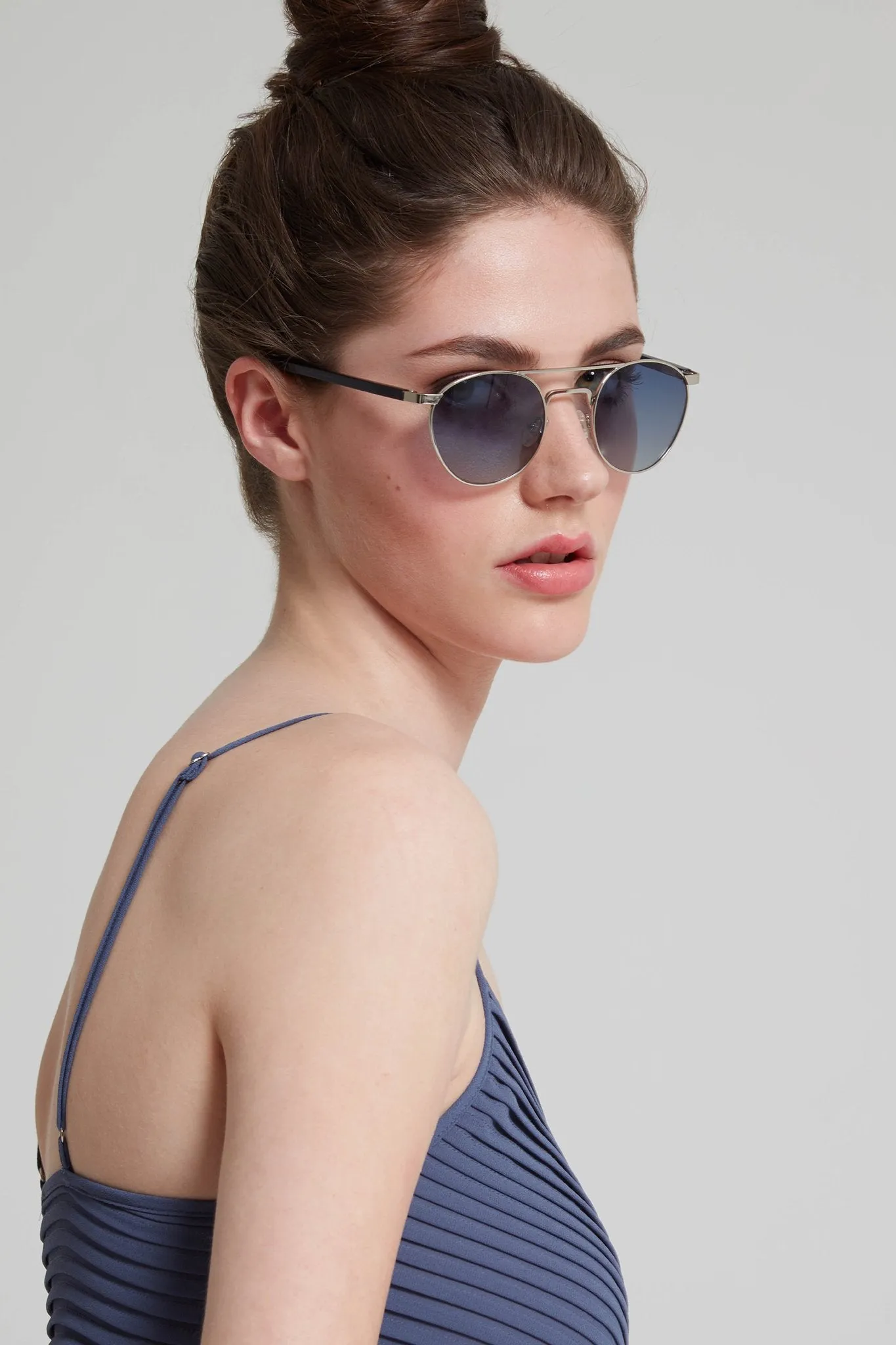 Incognito 3: Round-Frame Silver-Tone Metal and Acetate Sunglasses