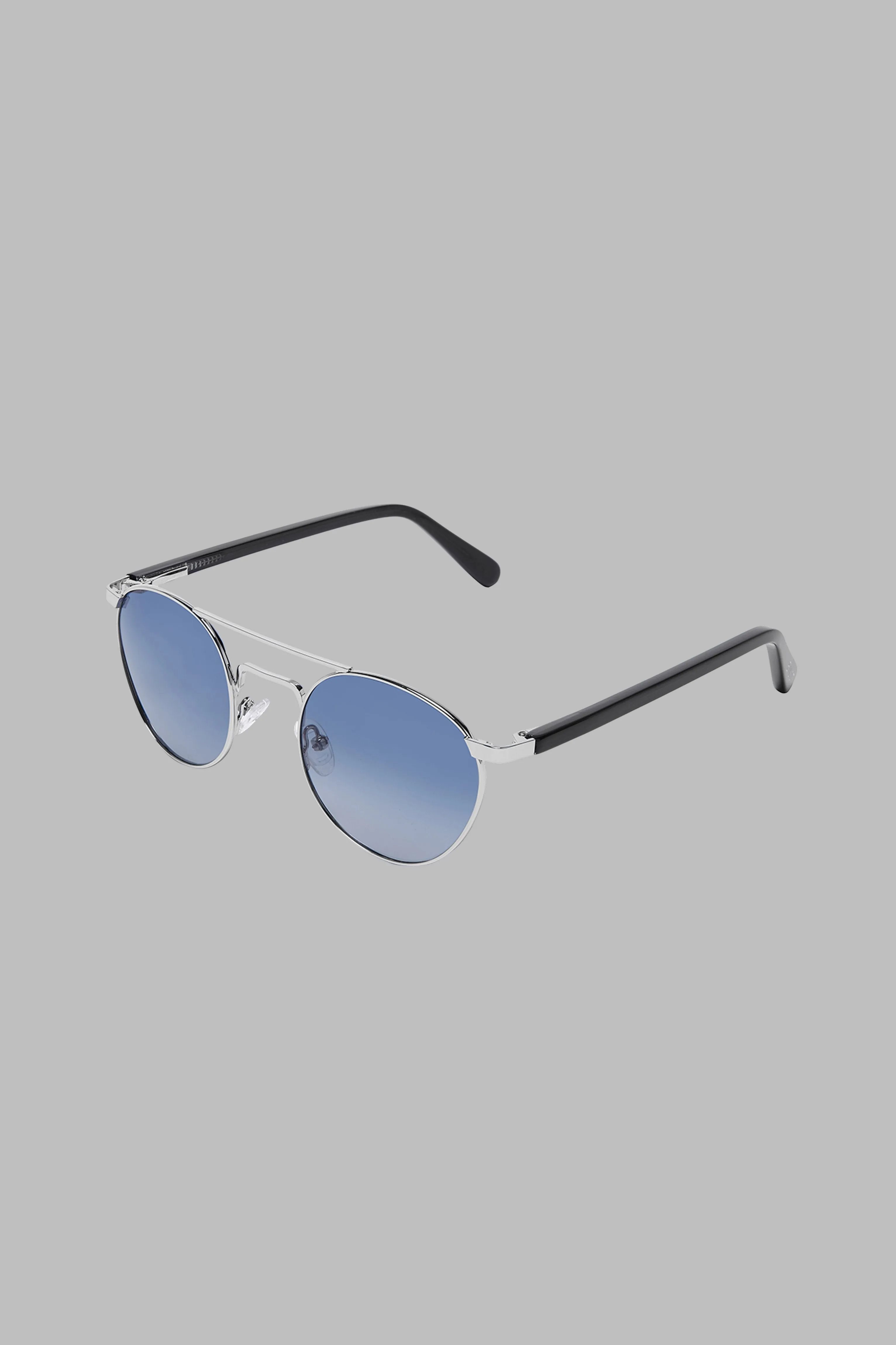 Incognito 3: Round-Frame Silver-Tone Metal and Acetate Sunglasses