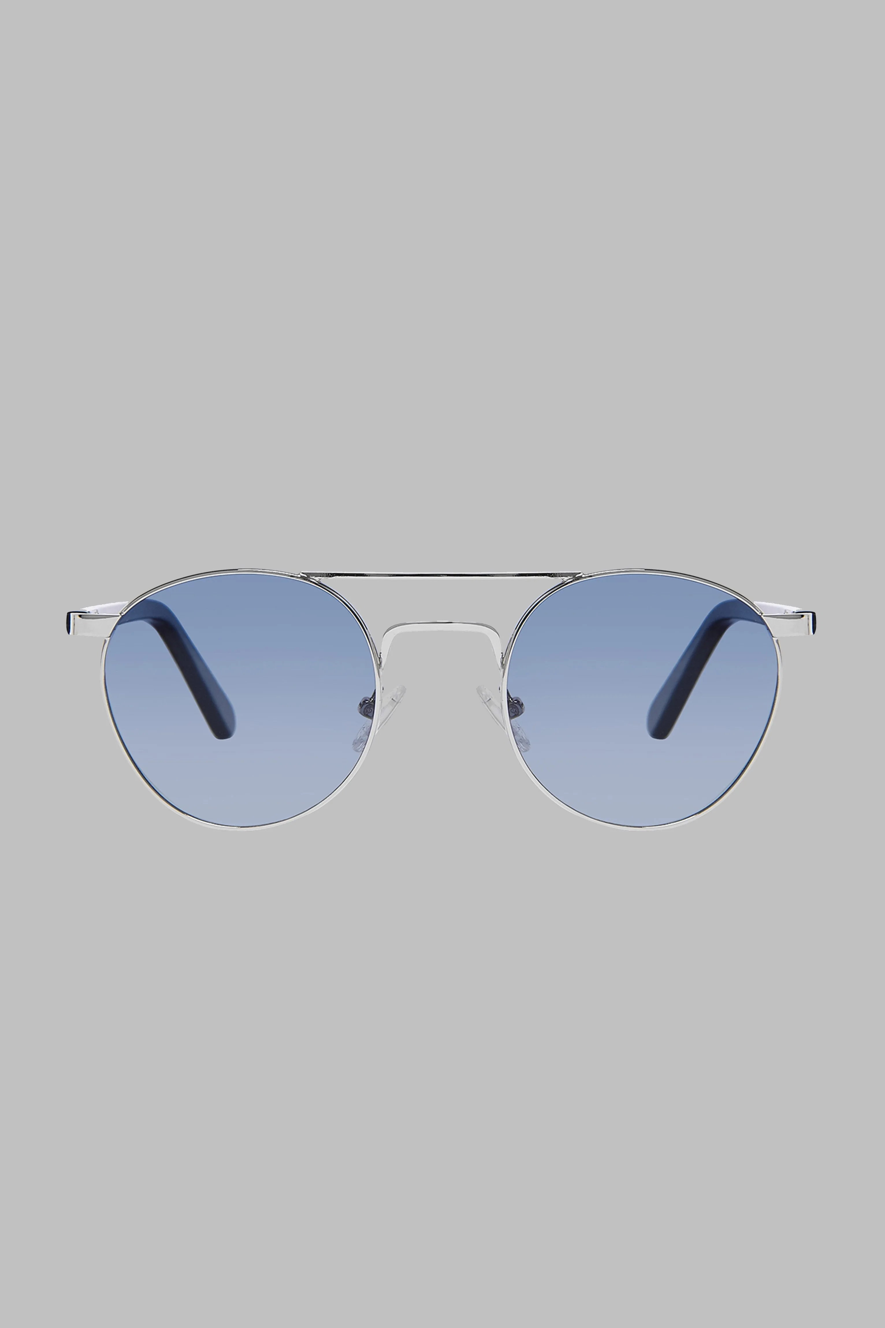 Incognito 3: Round-Frame Silver-Tone Metal and Acetate Sunglasses