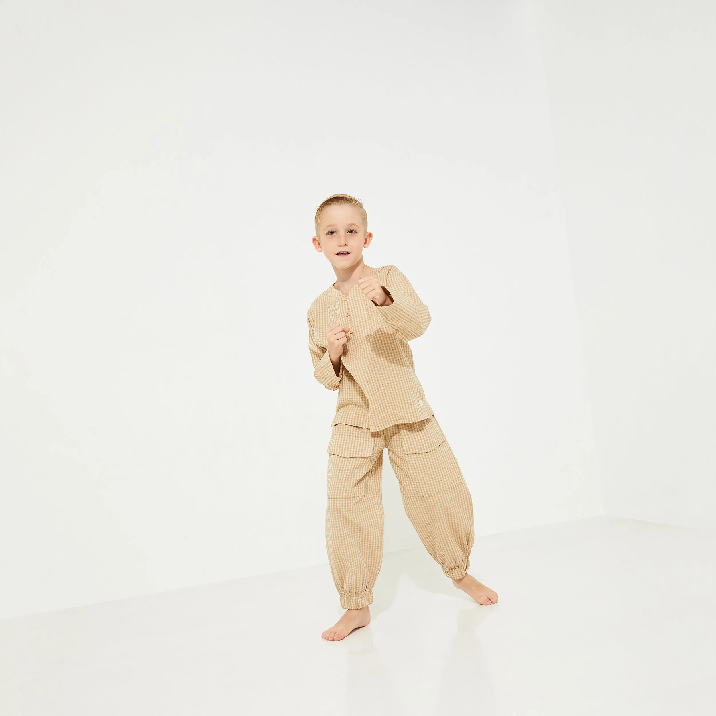 Kids Serene Beige Nightsuit