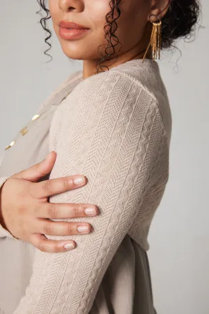 Knit Bolero - Beige