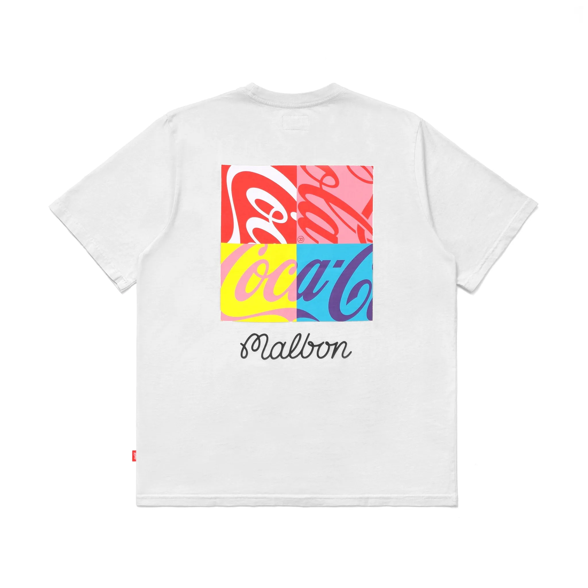 MALBON X COCA COLA SPENCERIAN BLOCK T-SHIRT