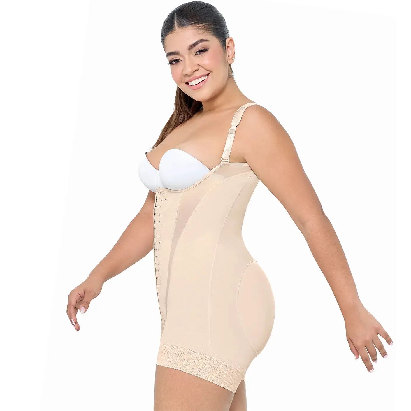 MariaE Fajas Colombian Tummy Control Bodysuit Ultra Compression