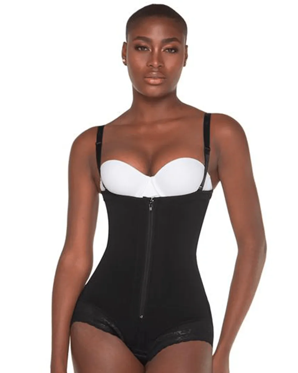 MariaE Fajas Colombianas Post-Op Open Bust Shapewear Bodysuit