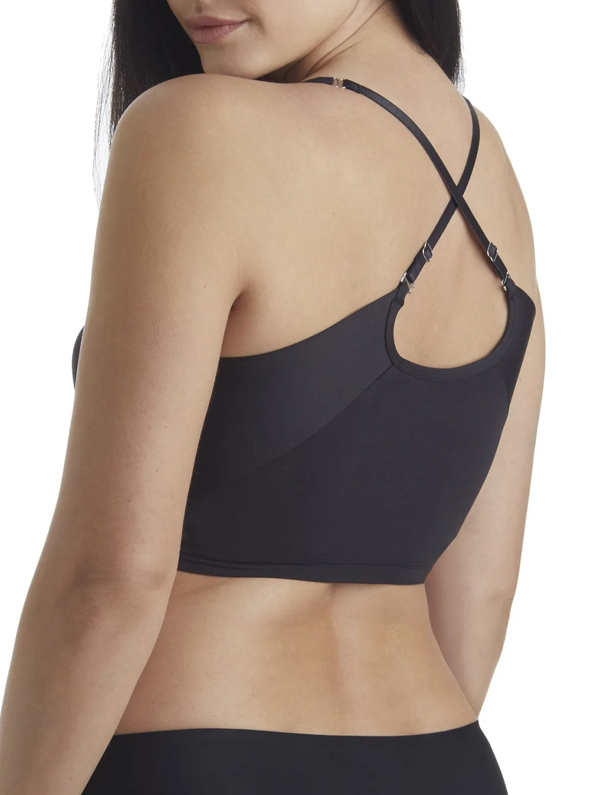 No “Side-Show” Cropped Cami Bra