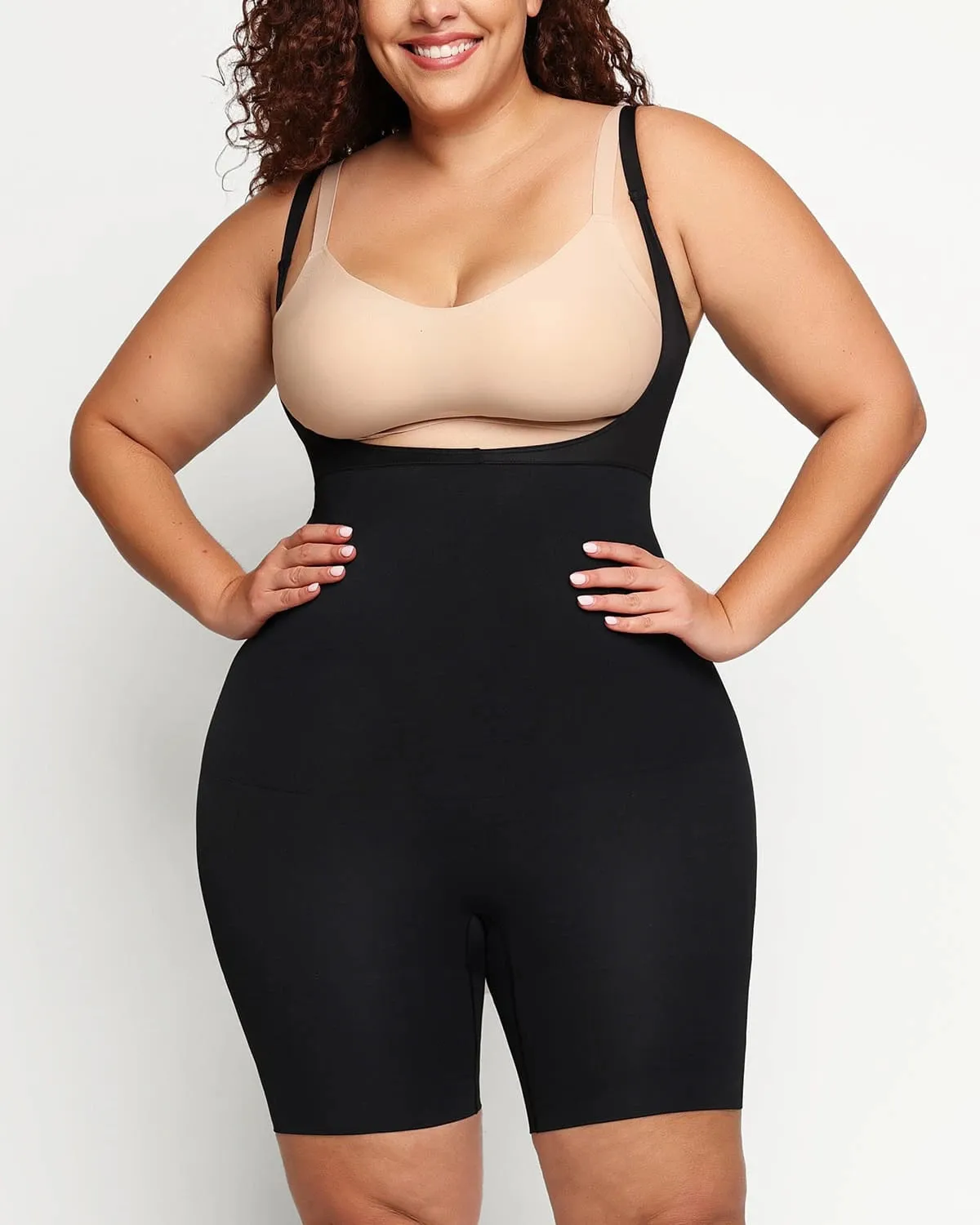 Open Bust Seamless Smoothing Body Shaper