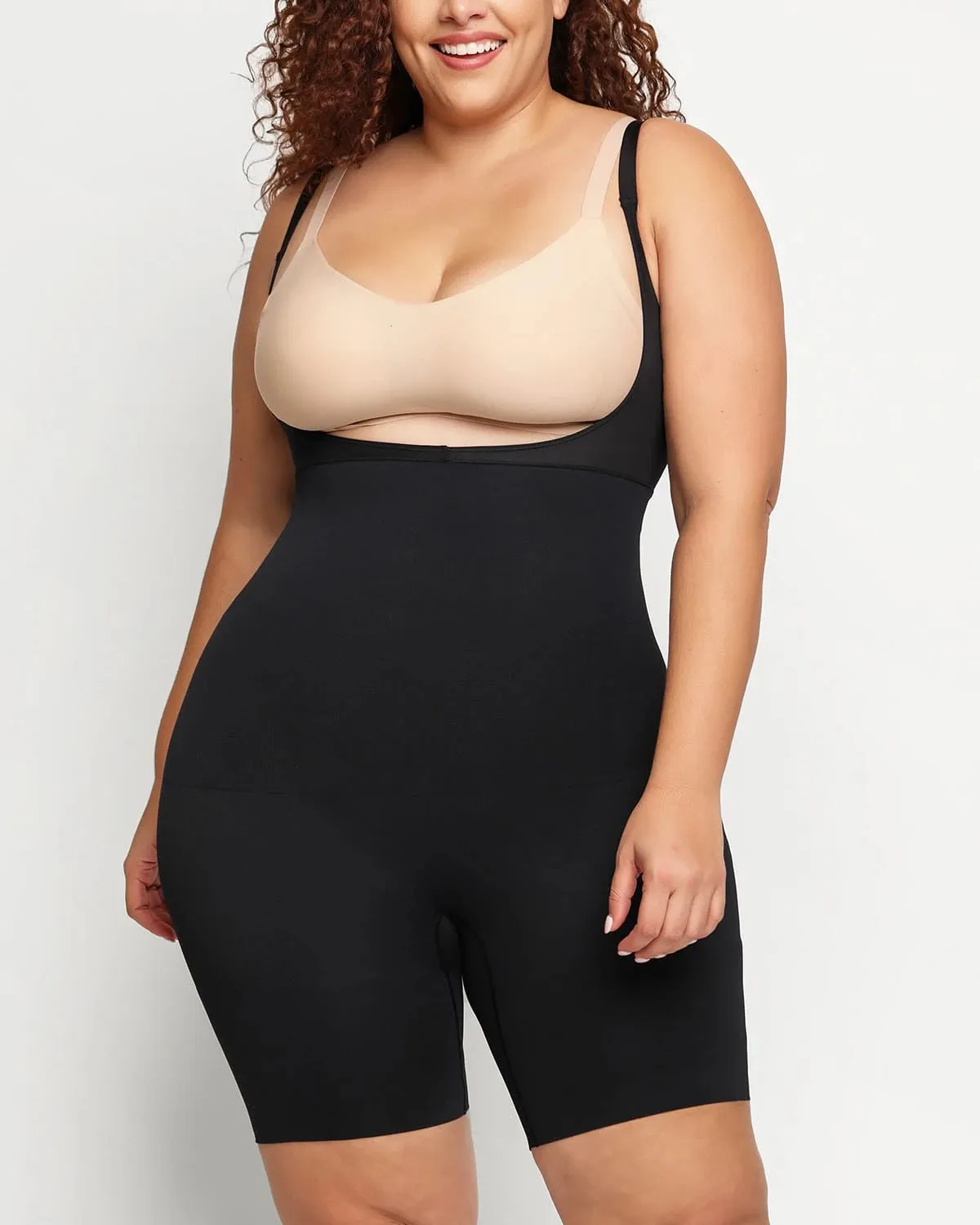 Open Bust Seamless Smoothing Body Shaper