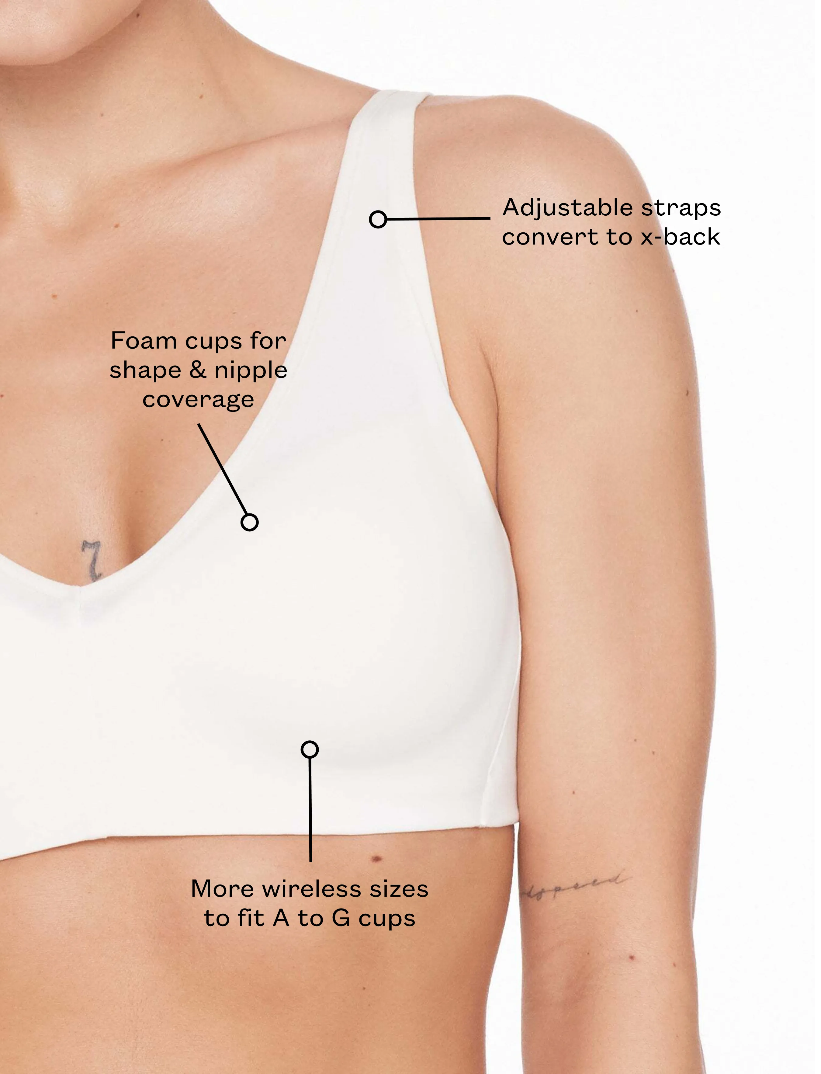 Organic Cloud Cotton Wireless Bra