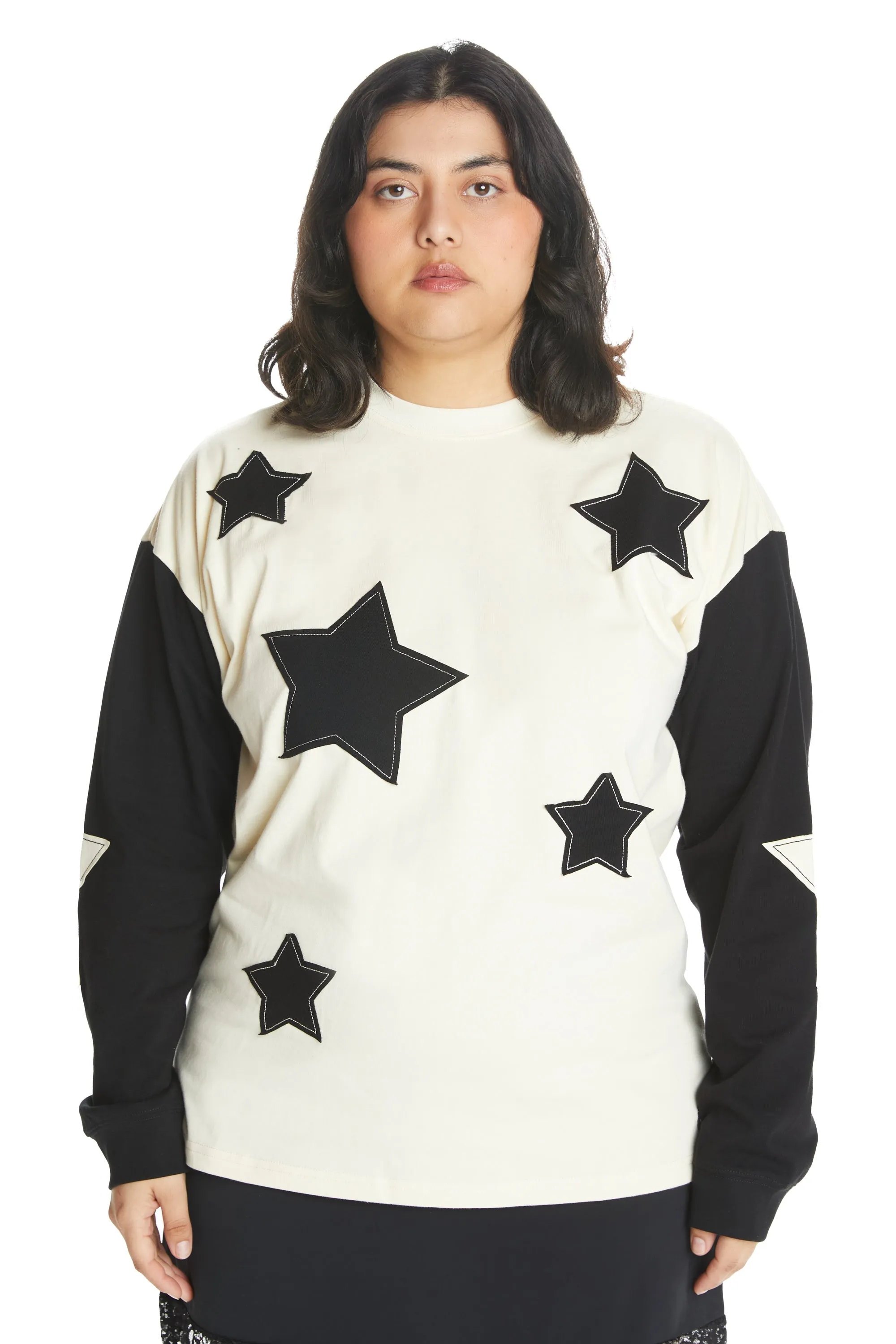 Patched Star Tee