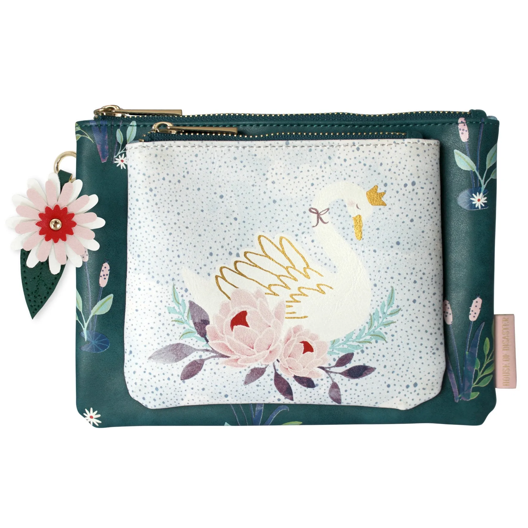 Secret Garden Swan Makeup Bag