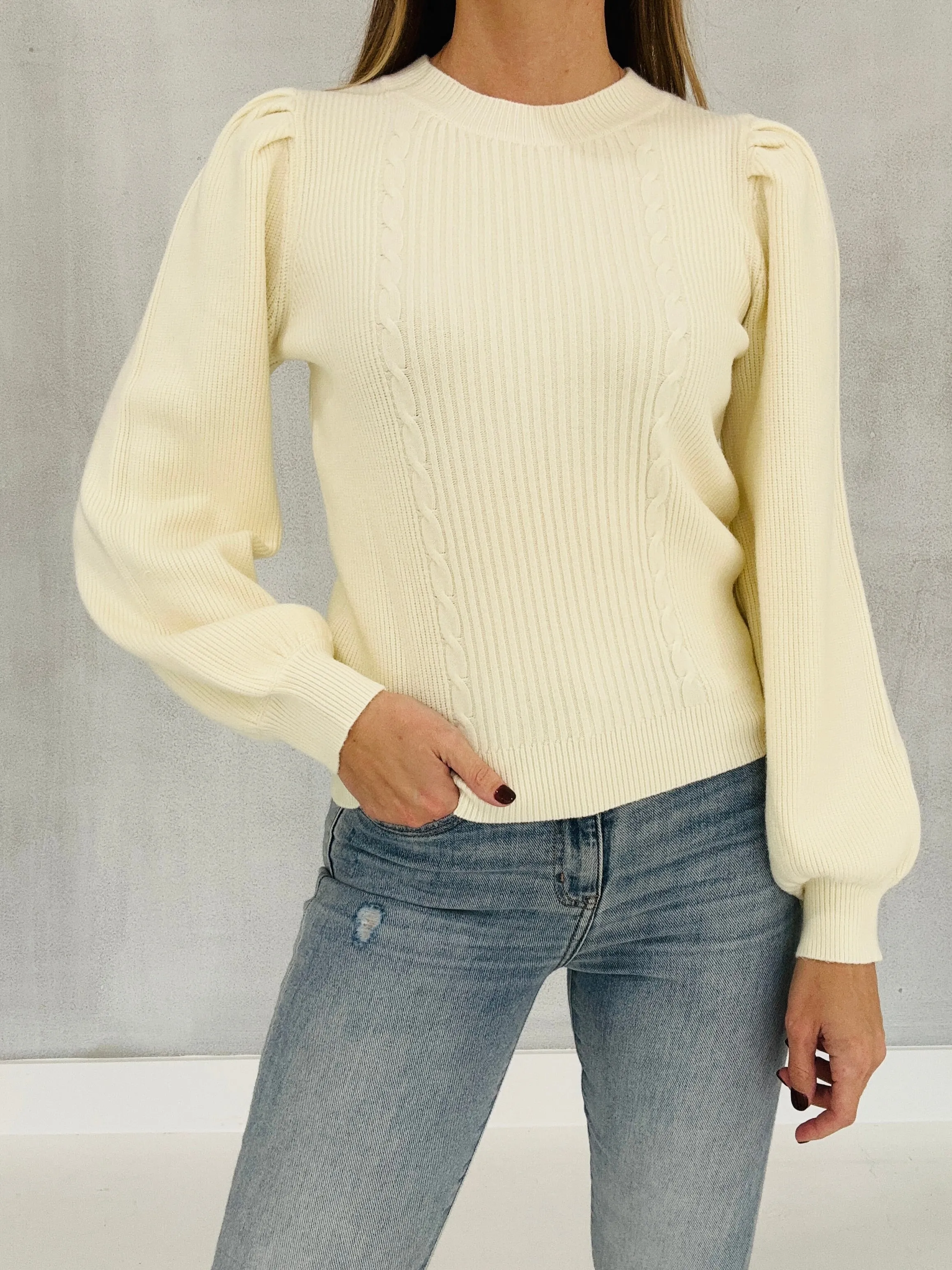 Secret Holder Sweater - Ivory