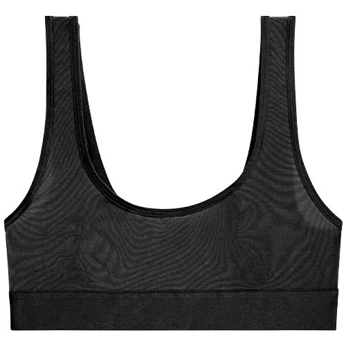 Sieve Bra Top in Black