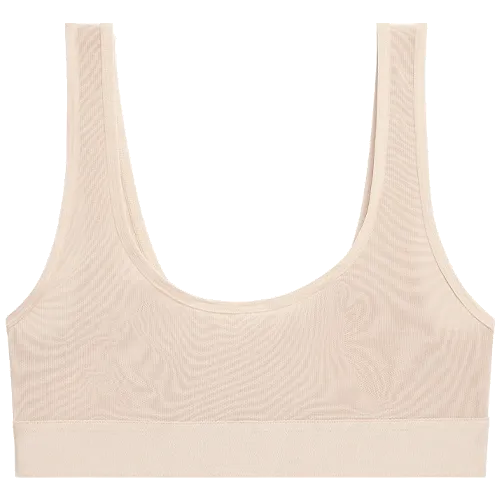 Sieve Bra Top in Peach