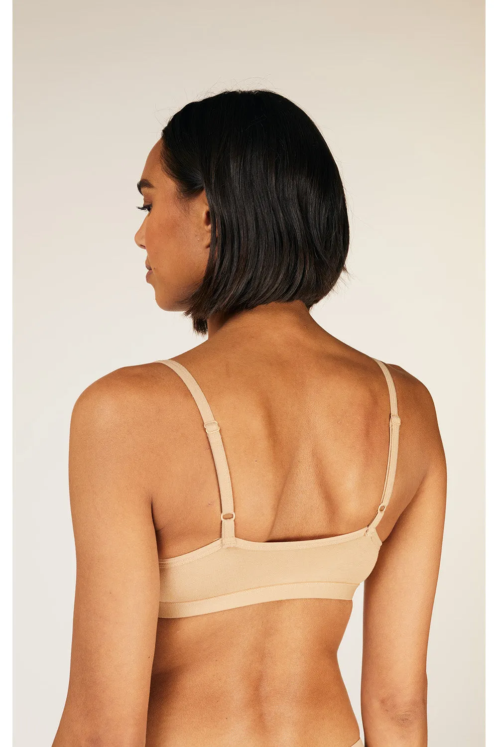 Soft Bra In Almond