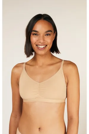 Soft Bra In Almond