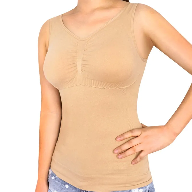 Solid Body Shaper Tank Top