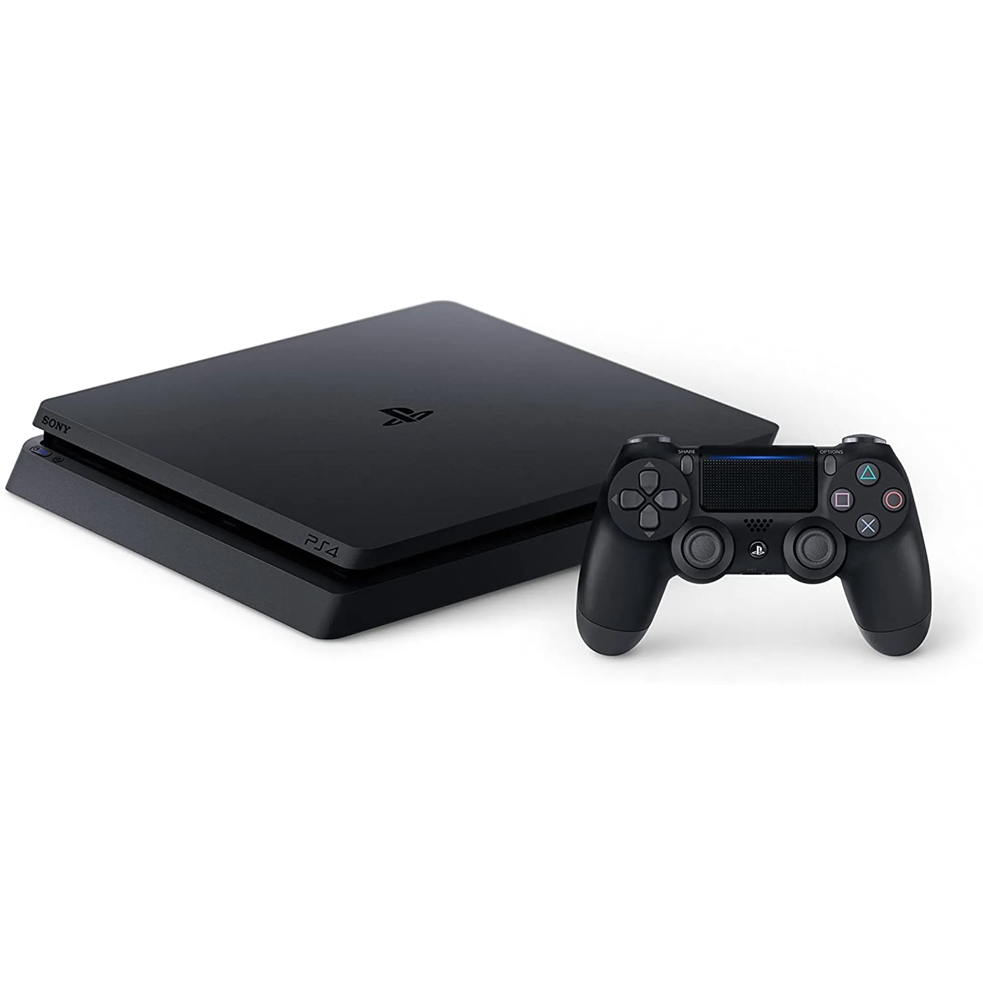 Sony 2215B PlayStation 4 Slim 1TB Gaming Console Black with BOLT AXTION Bundle Refurbished