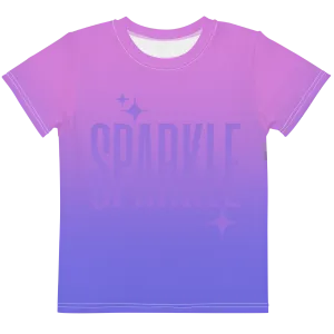 Sparkle Ghost Text Tee (Kids 2T-7)