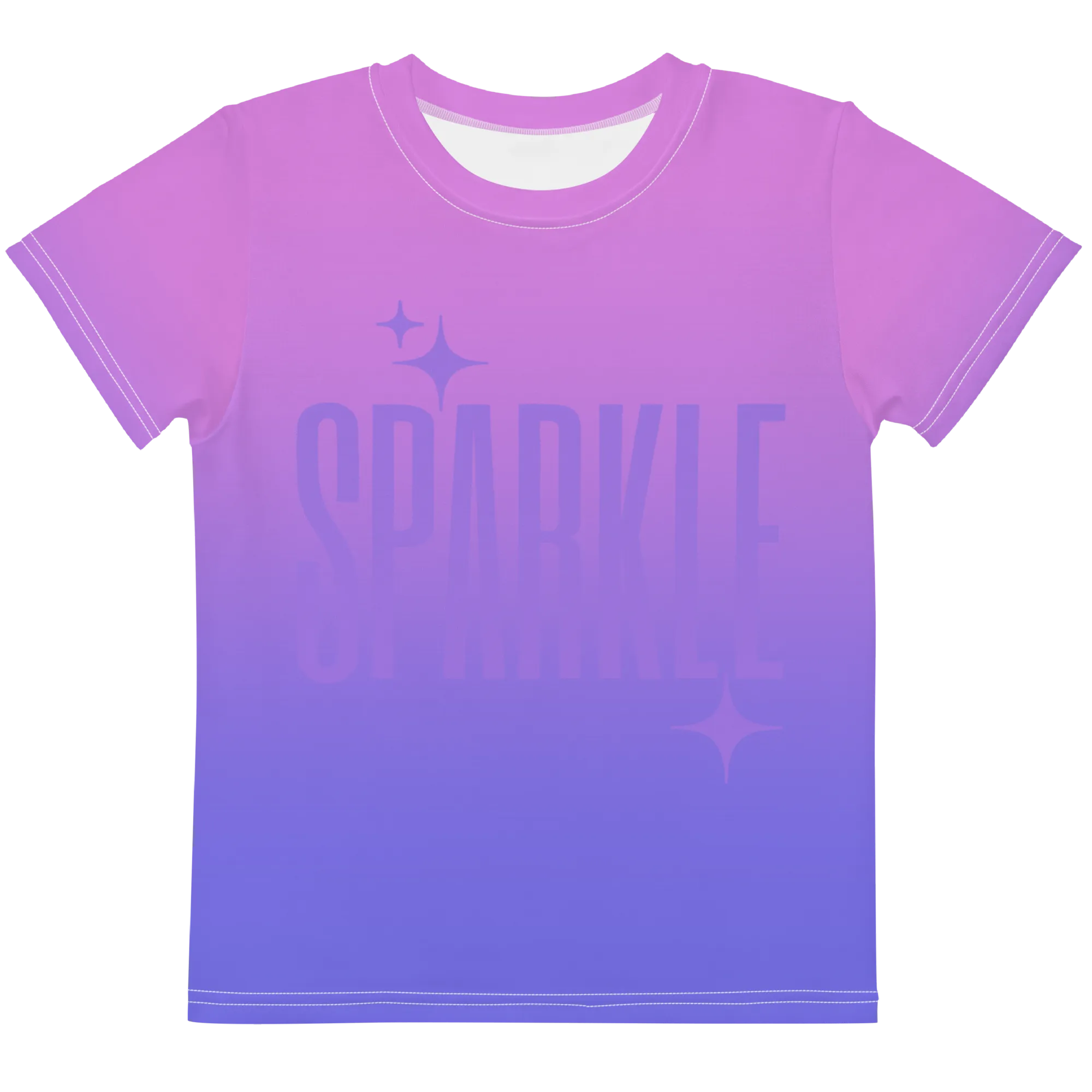 Sparkle Ghost Text Tee (Kids 2T-7)