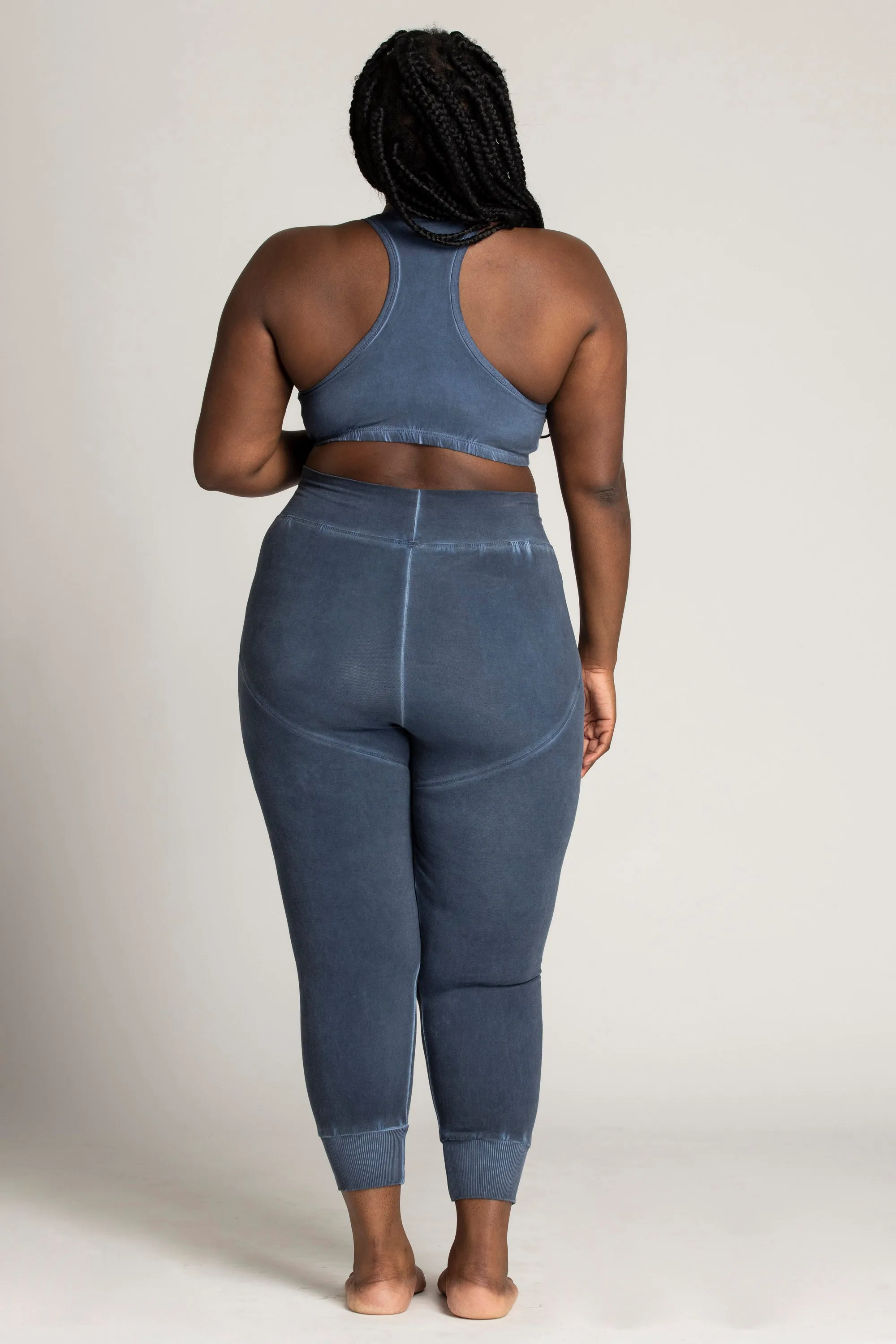 Stonewash Racer-Back Bra