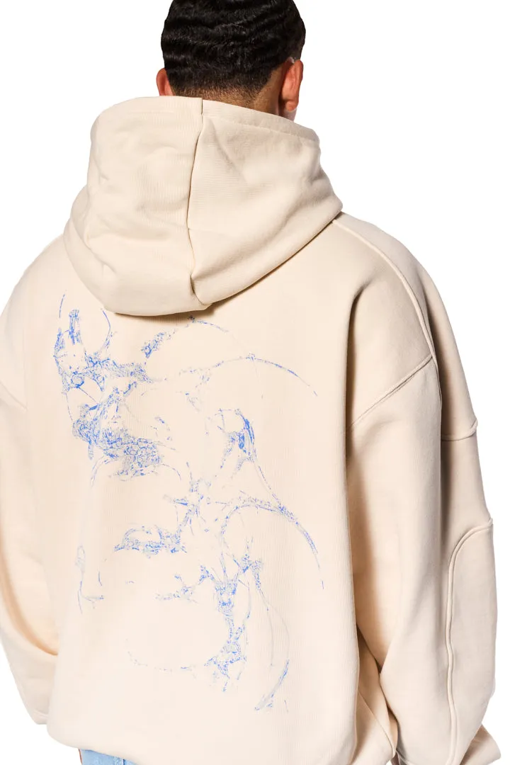 Synergy Mask Hoodie Beige