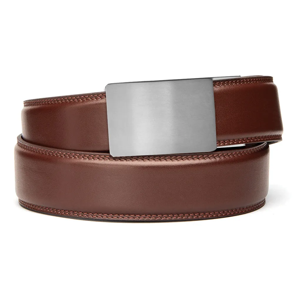 TRIUMPH BUCKLE | CLASSIC LEATHER BELT 1.37"